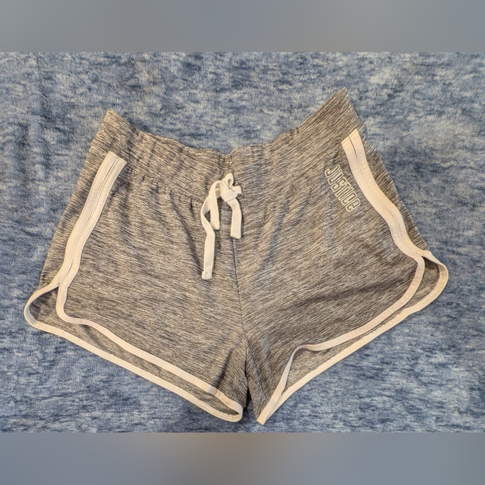Justice Girls 14/16 Gray Shorts